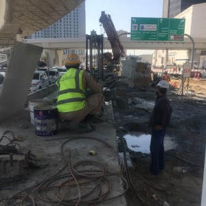 UNDER BRIDGE FOUNDATION CUTTING (AJMAN)