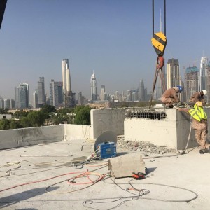 ROOF TOP SLAB CUTTING