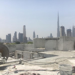 ROOF TOP SLAB CUTTING