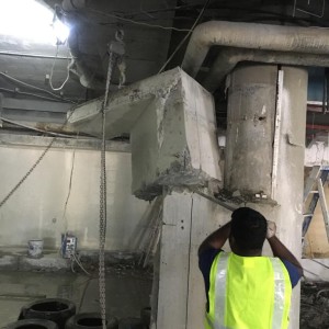 CONCRETE VAULT CUTTING