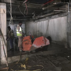 CONCRETE VAULT CUTTING