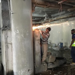 CONCRETE VAULT CUTTING